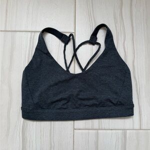 Prana Navy Strappy Sports Bra M